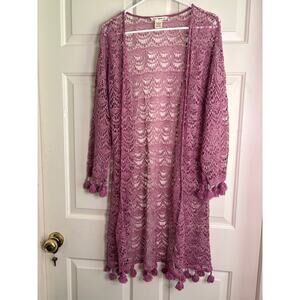 Indigo Thread Co. Swim Suit Cover-Up/Cardigan